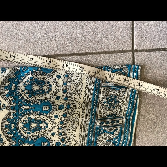 Anthropologie Feather & Bone Paisley Crop Pants 8 - Picture 9 of 9